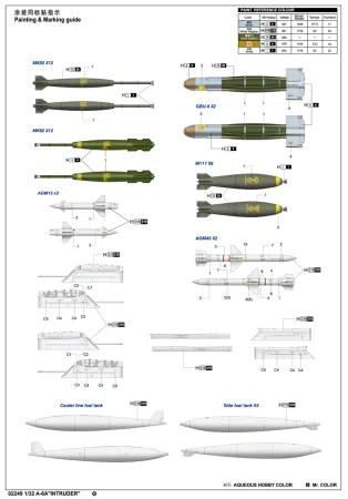 Trumpeter Plastikový model letadla A6 Intruder