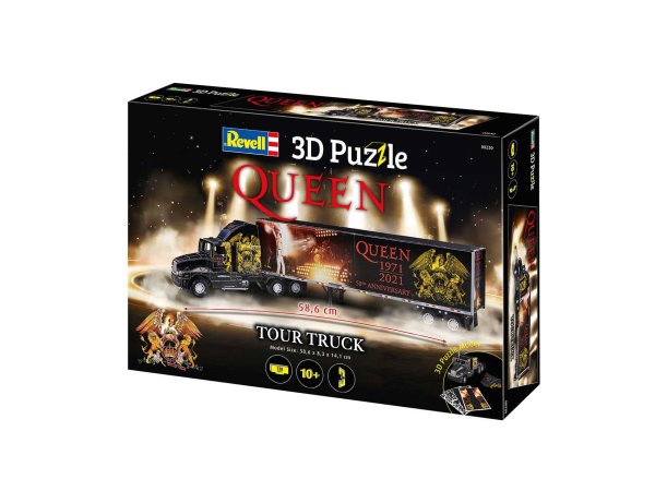 Revell 3D Puzzle QUEEN Tour Truck - 50th Anniversary - 128 dílků