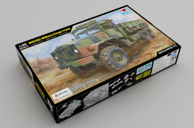 Ilovekits Plastikový model vojenského auta MIlitary Cargo Truck  M923A2