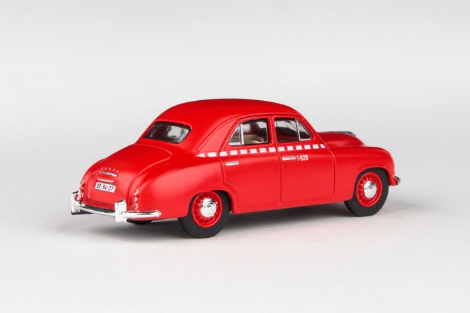 Abrex Škoda 1201 (1956) - Taxi - červená