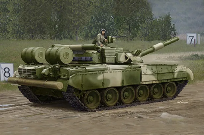 Trumpeter Plastikový model tanku Russian T-80UD MBT - Early