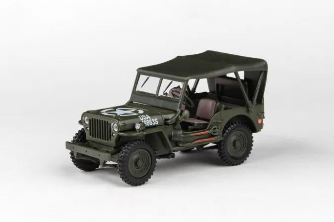 Abrex Cararama - Ton Military Vehicle Soft Top - Military Green