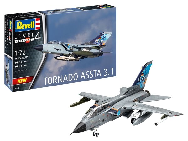 Revell Plastikový model letadla Tornado ASSTA 3.1