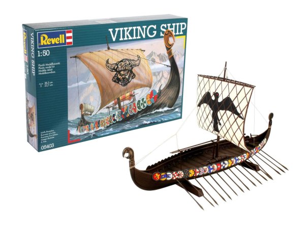 Revell ModelSet - Plastikový model lodě Viking Ship