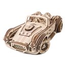 UGEARS 3D dřevěné mechanické puzzle - Driftující závoďák Cobra
