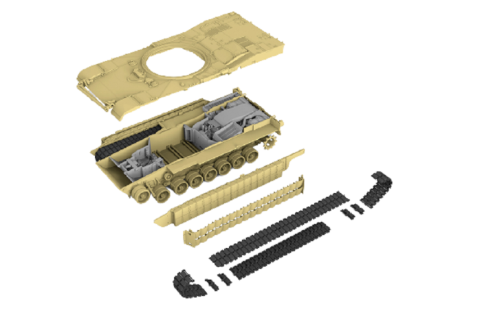 RFM Plastikový model tanku M1A2 SEP ABRAMS TUSK I / TUSK II - 2v1