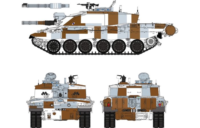 RFM Plastikový model tanku Chalenger 2