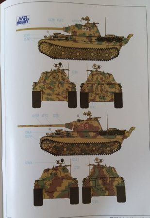RFM Plastikový model tanku Panther Ausf.F (German Medium tank SD.Kfz.171)