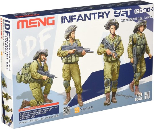MENG Plastikový model figurek pěchoty IDF Infantry set (2000)