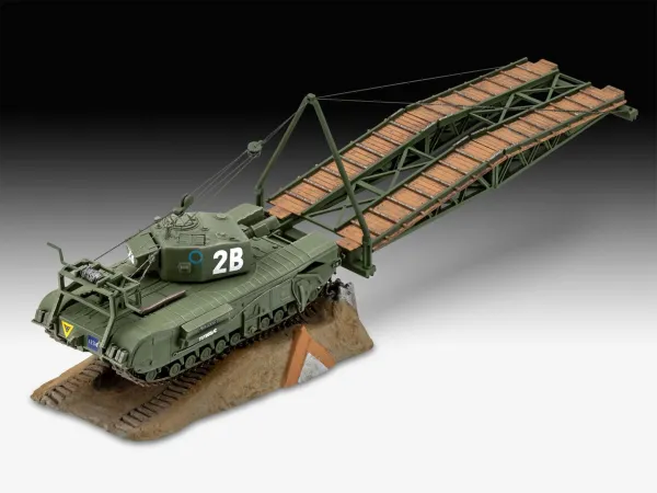 Revell Plastikový model tanku Churchill A.V.R.E.