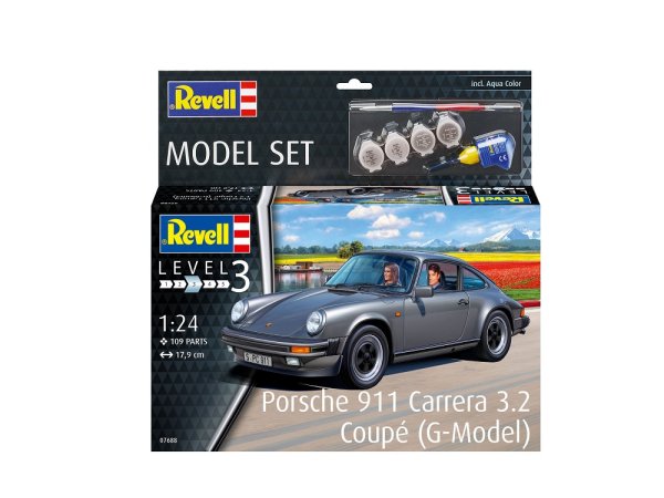 Revell ModelSet - Plastikový model auta Porsche 911 Coupé (G-Model)
