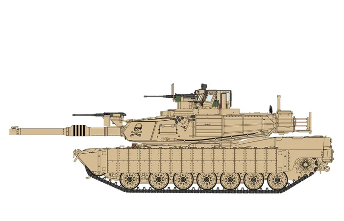 MENG Plastikový model tanku M1A2 Abrams Tusk I/Tusk II Sep (U.S. Main battle tank)