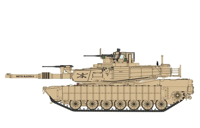 MENG Plastikový model tanku M1A2 Abrams Tusk I/Tusk II Sep (U.S. Main battle tank)