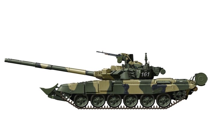 MENG Plastikový model tanku T-90 w/ TBS-86 Tank dozer (Russian main battle tank)