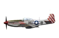 MENG EasyClick - Plastikový model letadla North American P-51D Mustang Fighter