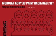 MENG Stojan / Základna na akrylové barvy (Modular acrylic paint rack / Base set)
