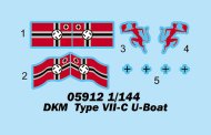 Trumpeter Plastikový model ponorky DKM Type VII-C U-Boat - 05912