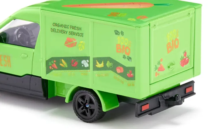 SIKU  Super - Auto pro přepravu BIO produktů s nálepkami
