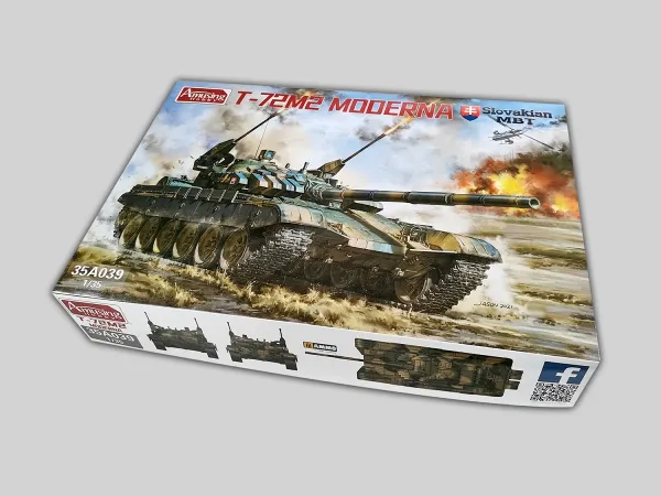 Amusing Hobby Plastikový model tanku T-72M2 Moderna (Slovakian MBT)
