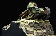 MENG Plastikový model tanku French FT-17 (Light tank Riveled turrel)