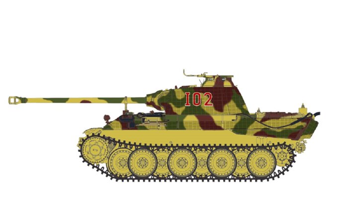 MENG Plastikový model tanku Sd.Kfz.171 Panther Ausf.A Early (Tyrannosaurus series)