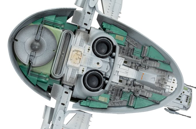 Revell Plastikový model galaktické lodě Star Wars Boba Fett's Starship