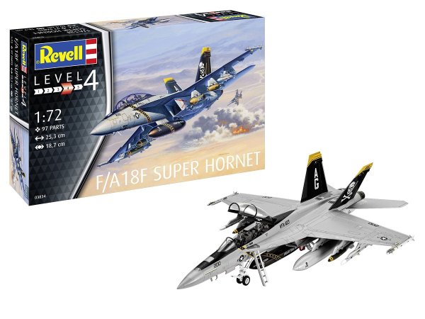 Revell Plastikový model letadla F/A18F Super Hornet