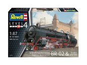 Revell Plastikový model lokomotivy Express locomotive BR 02 & Tender 2'2'T30