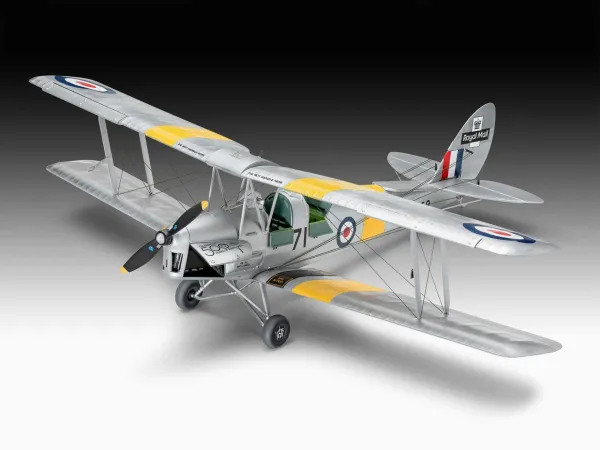 Revell Plastikový model letadla D.H. 82A Tiger Moth