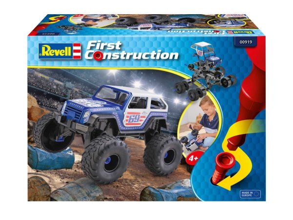 Revell First Construction - Plastikový šroubovací model auta Monster Truck