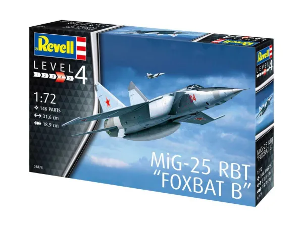 Revell Plastikový model letadla MiG-25 RBT