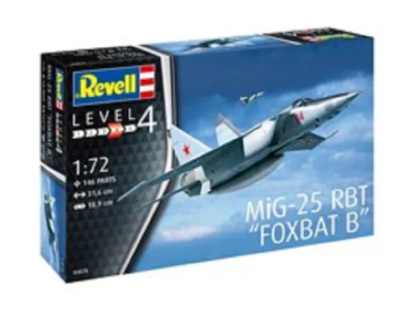 Revell Plastikový model letadla MiG-25 RBT
