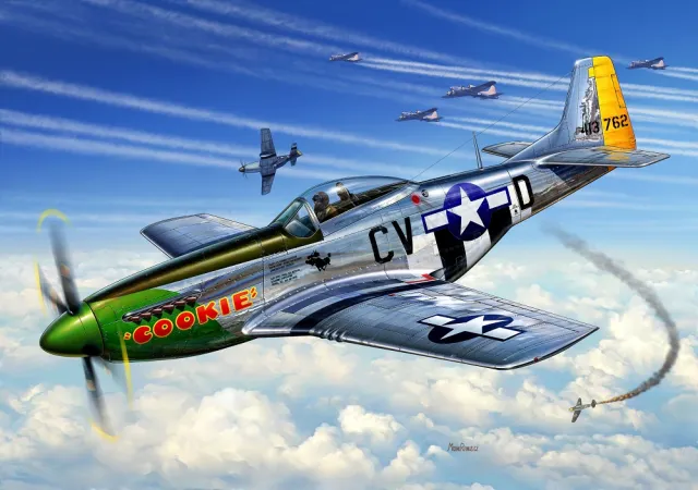 Revell Plastikový model letadla P-51 D Mustang