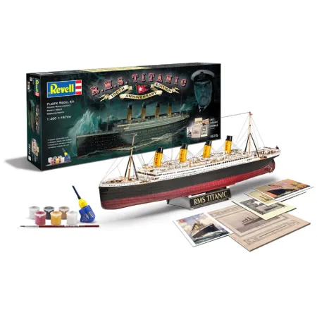 Revell Gift-Set - Plastikový model lodě R.M.S. Titanic - 100th anniversary edition