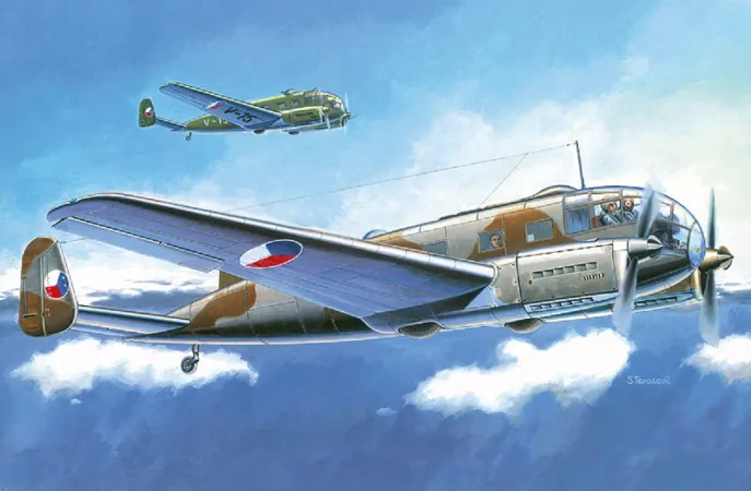 Směr Plastikový model letadla Aero C-3 A/B