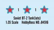 Hobby Boss Plastikový model tanku Soviet BT-2 Tank (late)