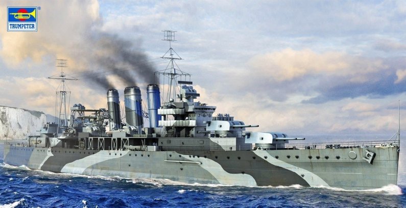 Trumpeter Plastikový model lodě HMS Kent