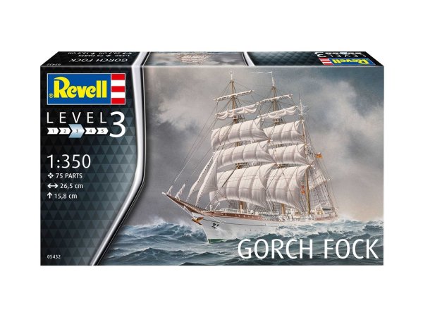 Revell Plastikový model plachetnice Gorch Fock