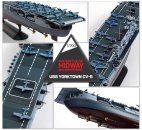 Academy Plastikový model lodě USS Yorktown CV-5 "Battle of Midway"