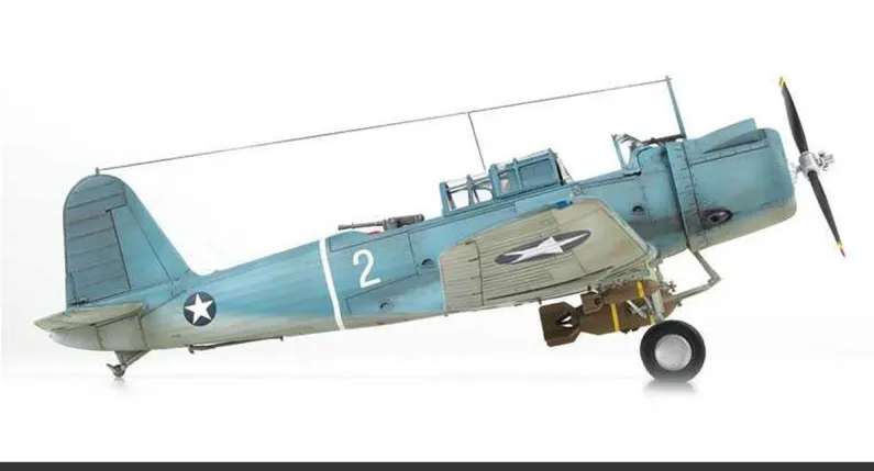 Academy Plastikový model letadla USN SB2U-3 "Battle of Midway"