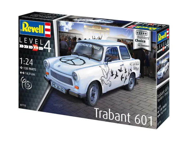 Revell Plastikový model auta Trabant 601S "Builder&apos;s Choice"