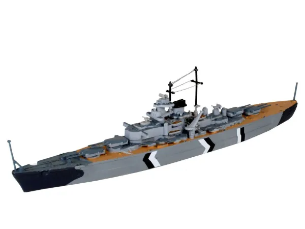 Revell Gift-Set - Plastikový model lodě Bismarck Battle - První sada diorámat Bismarckova bitva