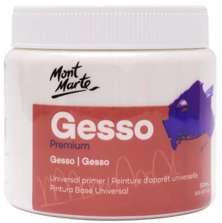 MontMarte Podkladová báze č. 0032 - Bílá (gesso) - 500 ml - kelímek