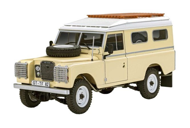 Revell Plastikový model auta Land Rover Series III LWB (commercial)