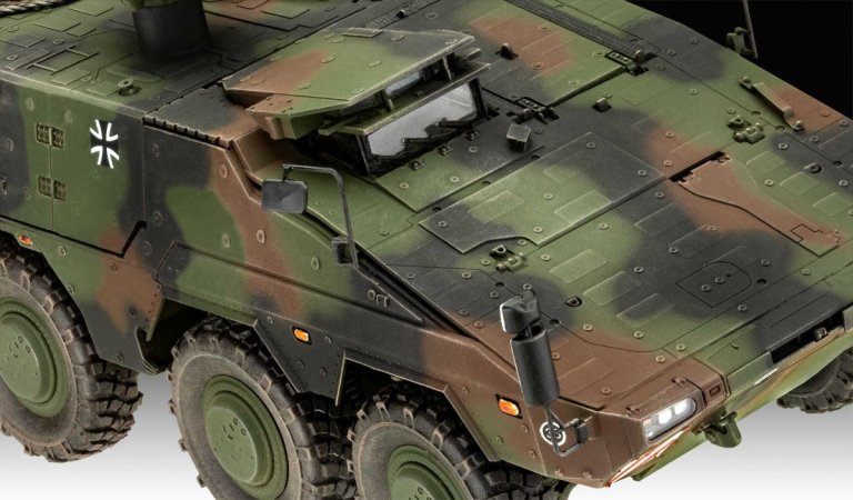 Revell Plastikový model vojenského transportního vozidla GTK Boxer GTFz