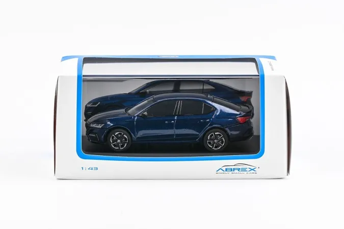 Abrex Škoda Octavia IV RS (2020) - Modrá Storm Metalíza