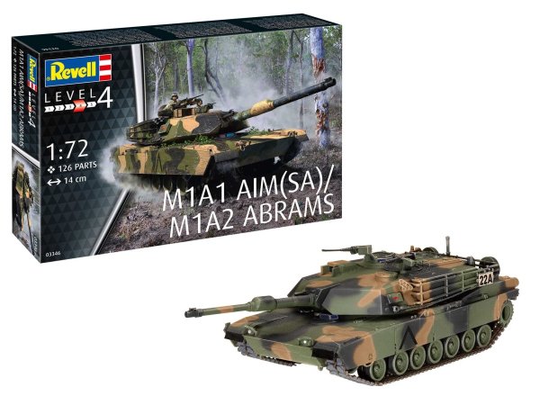 Revell Plastikový model tanku M1A2 Abrams