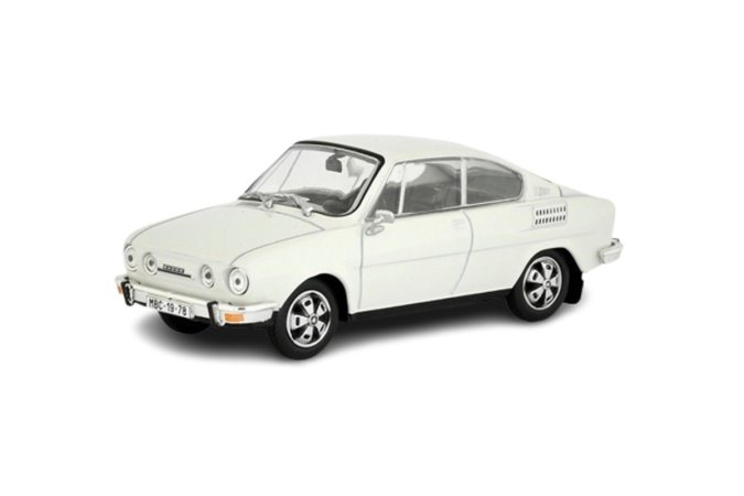 Abrex Škoda 110 R Coupé (1980) - Šedobílá