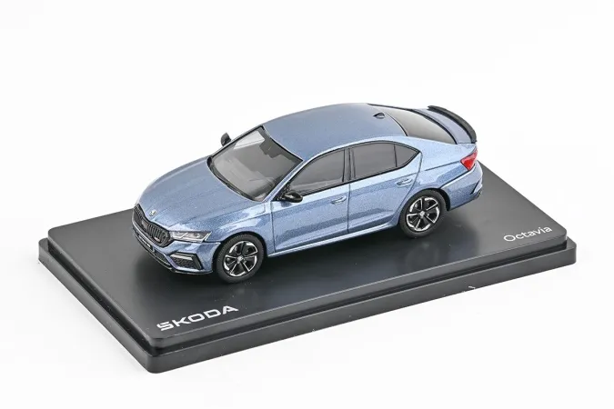 Abrex Škoda Octavia IV RS (2020) - Modrá Mystery Metalíza
