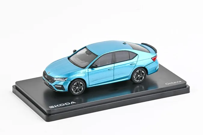 Abrex Škoda Octavia IV RS (2020) - Modrá Sea Metalíza